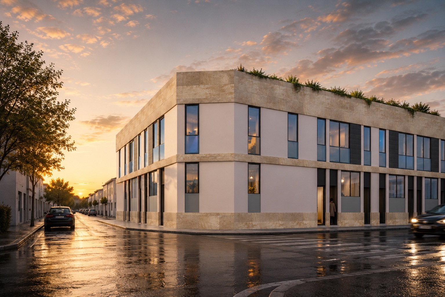 Residencial Amanecer al amanecer
